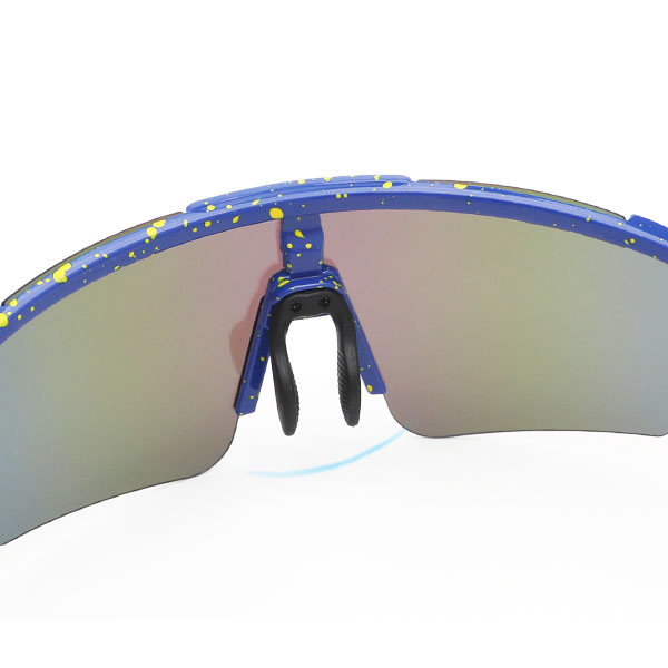 Ventilative Half Frame Wind Proof Cycling Sunglasses - Bang Long