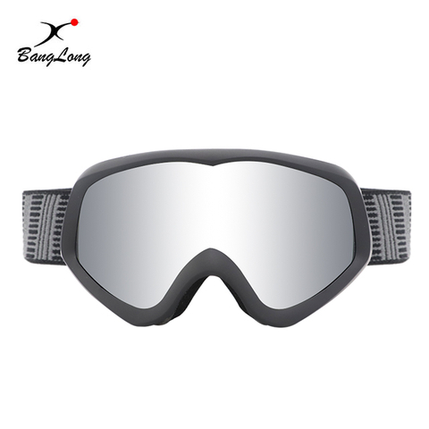 Dual Lens Reflective Ski Goggles For Kids