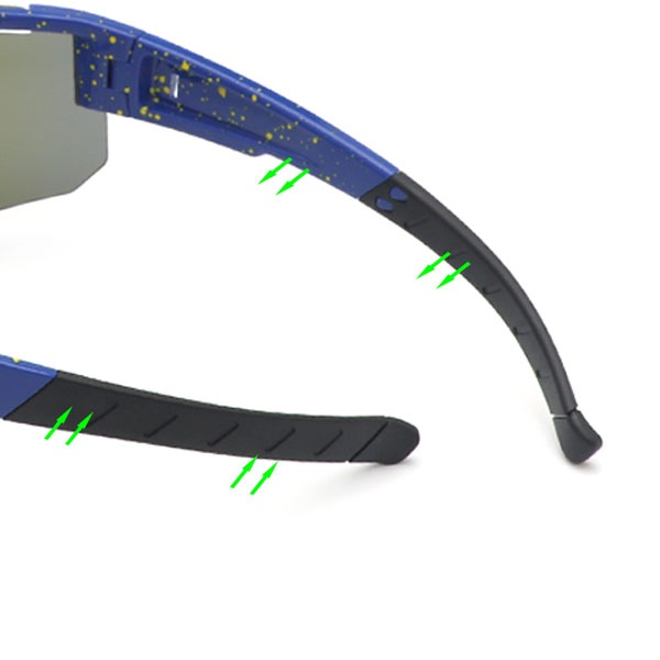 Ventilative Half Frame Wind Proof Cycling Sunglasses - Bang Long