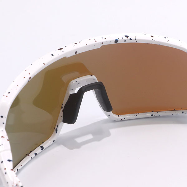 Mirrored Coating Lens Full Frame Cycling Sport Sunglasses - Bang Long