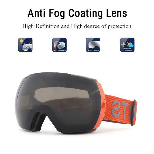 Magnetic Spherical Fashion For Snowboarding Ski Goggles - Bang Long