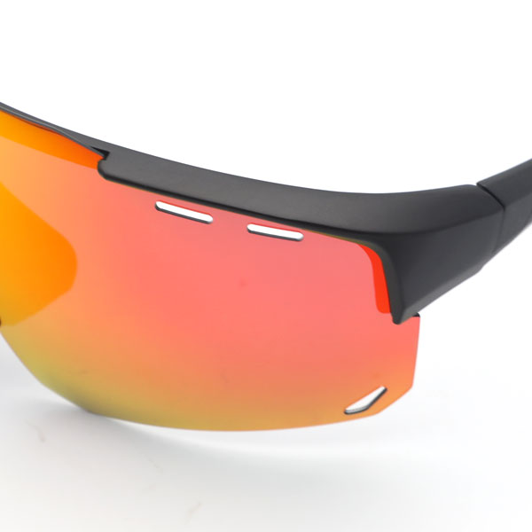 Half Frame Reflective With Vents Cycling Sports Sunglasses - Bang Long