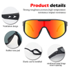 Bicycle Mirrored Lenses Full Frame Sport Sunglasses