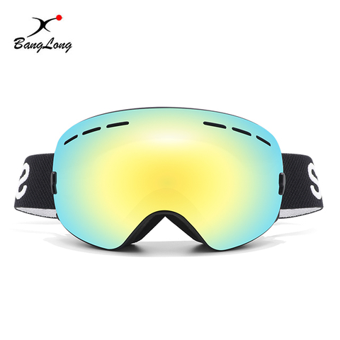 Frameless TPU Mirrored UV Protection Ski Goggles