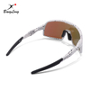 Mirrored Coating Lens Full Frame Cycling Sport Sunglasses