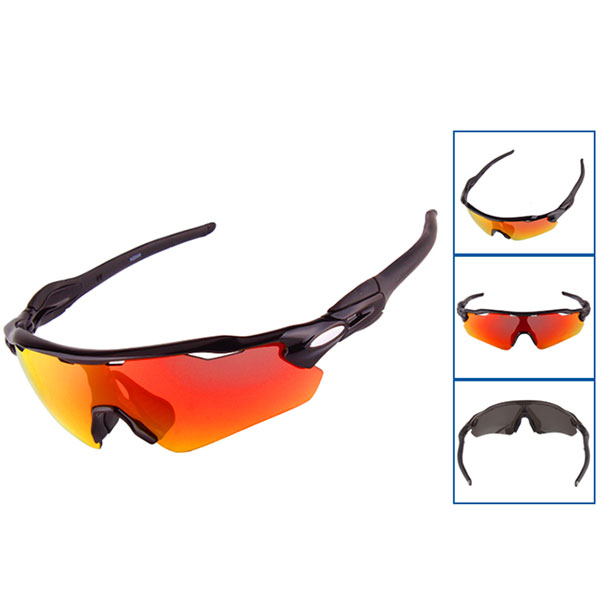 HD Lens Half Frame Windproof Cycling Sports Sunglasses - Bang Long