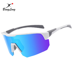 MTB Mirrored Polarized Coating Half Frame Sport Sunglasses