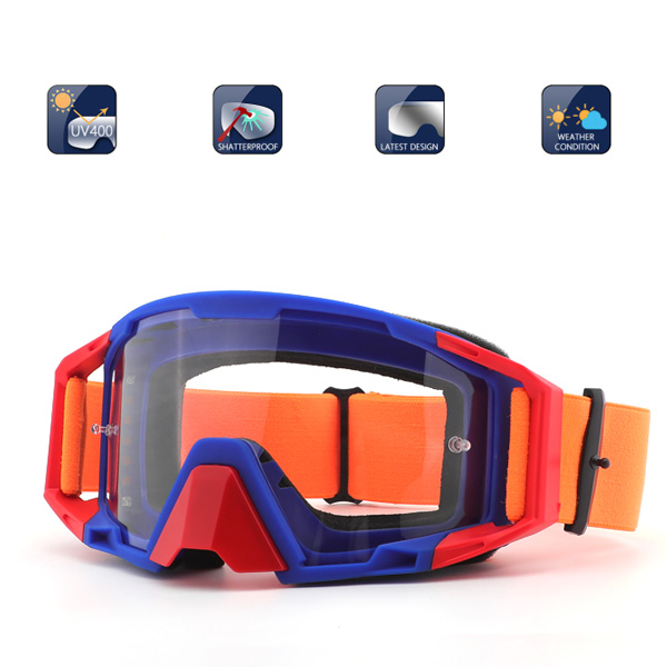 Tear Off Anti Fog UV400 Motocross Goggles - Bang Long