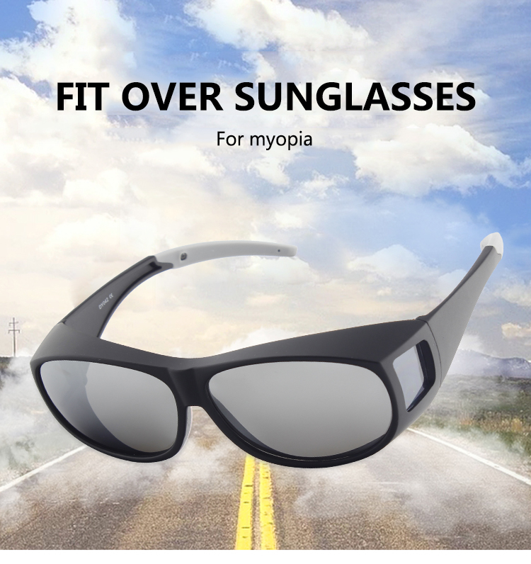 Wraparound 100% UV400 Protection For Prescription Driving Daily Fit Over Sunglasses