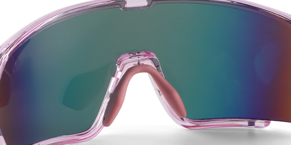 Mirrored Full Frame Sport Sunglasses For Cycling - Bang Long