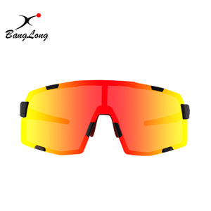 Reflective Light Weight Half Frame Running Sunglasses