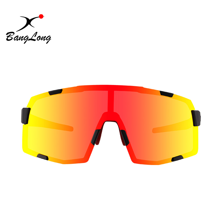 Reflective Light Weight Half Frame Running Sunglasses