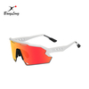 OEM Anti Fog Unisex Sport Sunglasses with Mirror Lens for Cycling