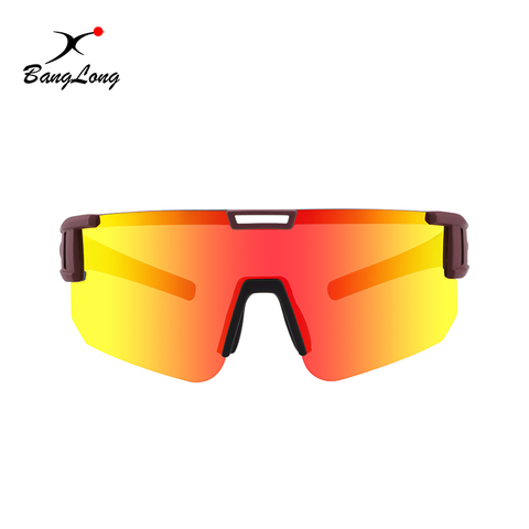 Mirrored Coating MTB Sunglasses For Wind Protection