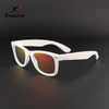 Customized TR90 Full Revo White Frame Fashion Sunglasses For Daily