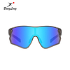 Photochromic Reflective Lens Baseball Sunglasses For Large Heads