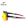 Reflective Light Weight Half Frame Running Sunglasses