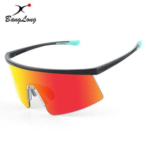 Small Temples Mirrored Lens Running Sunglasses for Sports