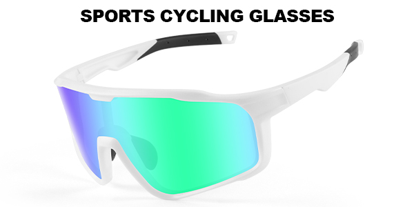 Full Frame MTB Mirrored Polarized Custom Sport Sunglasses - Bang Long