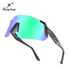 Big Frameless Customized UV Running Sunglasses for Sports