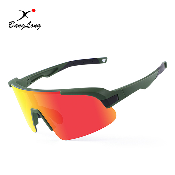 Half Frame Wind Proof Cycling Sunglasses for Wind Protection