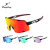 Reflective Light Weight Half Frame Running Sunglasses