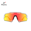 OEM Anti Fog Unisex Sport Sunglasses with Mirror Lens for Cycling