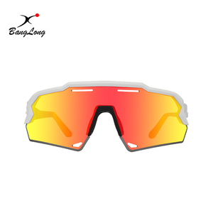 OEM Anti Fog Unisex Sport Sunglasses with Mirror Lens for Cycling