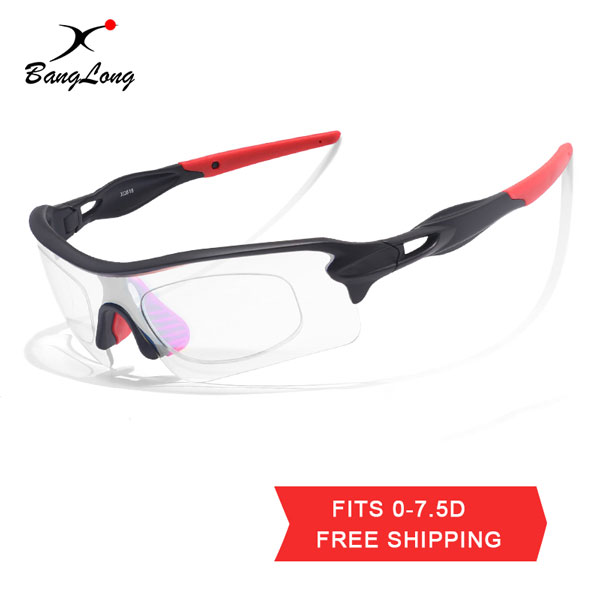 Vintage Photochromic Lens Prescription Running Sport Sunglasses