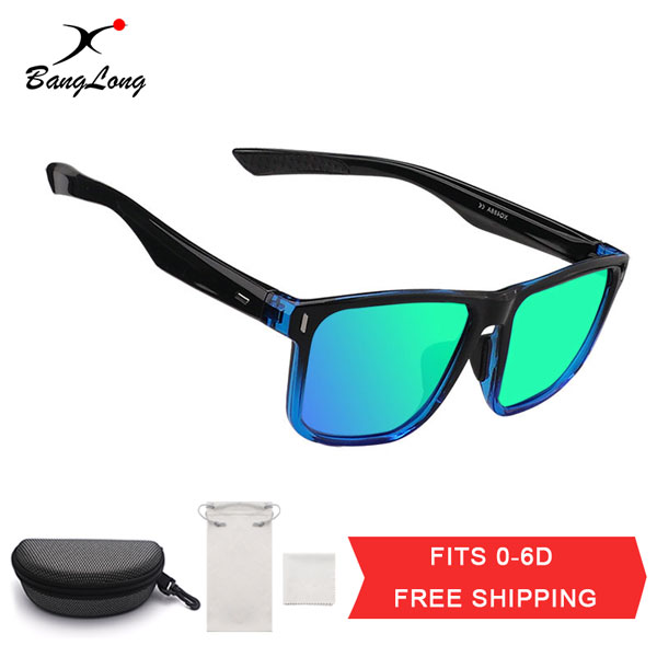 Prescription UV400 Square Fashion Sunglasses for Fishing