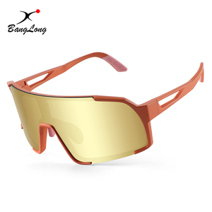 Bicycle Mirrored Half Frame Anti Impact Sport Sunglasses