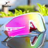 Mirrored Half Frame Polarized Sport Sunglasses for Baseball