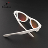 Customized TR90 Full Revo White Frame Fashion Sunglasses For Daily