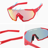 Polarized Revo Children Sports Sunglasses with 3 Interchangeable Lenses for Cycling Running