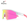 Mirrored Half Frame Polarized Sport Sunglasses for Baseball