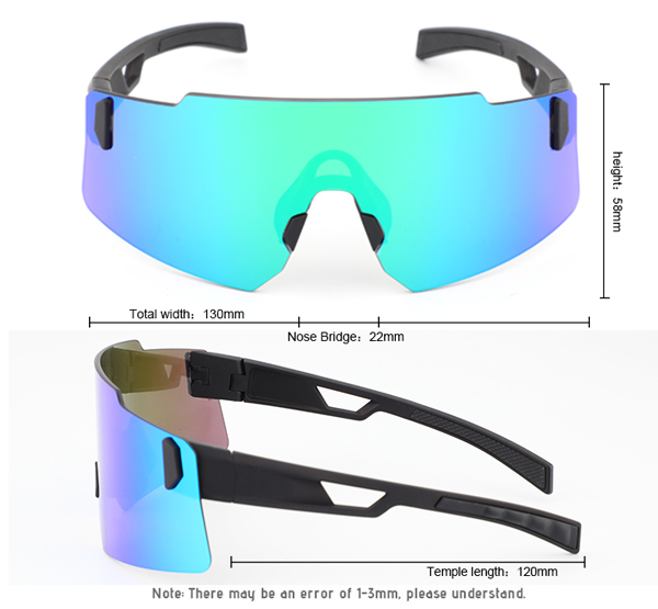 Rimless Sports Sunglasses With Mirror Lens For Running - Bang Long