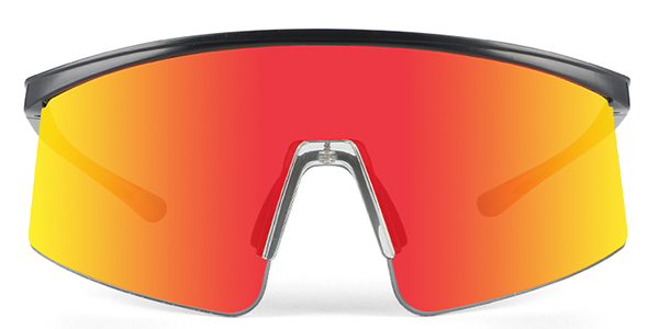 Small Temples Mirrored Lens Running Sunglasses for Sports - Bang Long