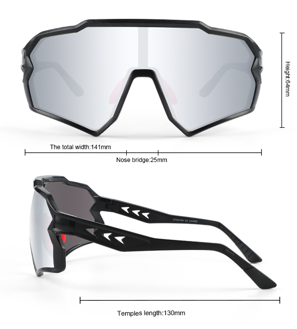 Big Anti Reflective Cycling Sport Sunglasses For Large Heads - Bang Long