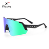 Big Frameless Customized UV Running Sunglasses for Sports