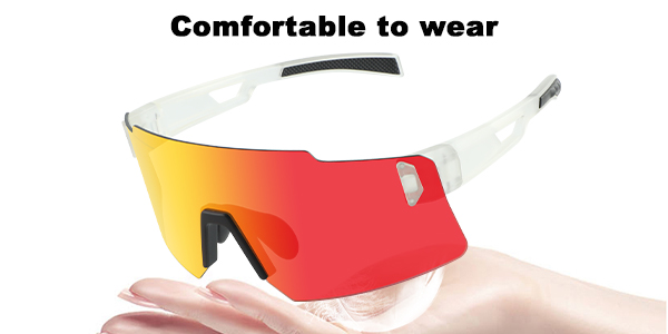 Rimless Adjustable Nose Pad Sport Sunglasses for Running - Bang Long