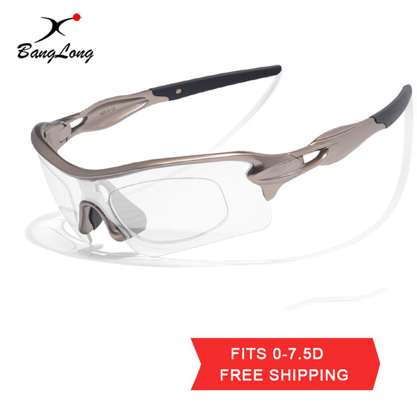 Vintage Photochromic Lens Prescription Running Sport Sunglasses