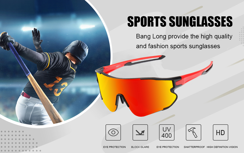 Baseball With Polarized and Revo Interchangeable Lens Unisex Sports Sunglasses