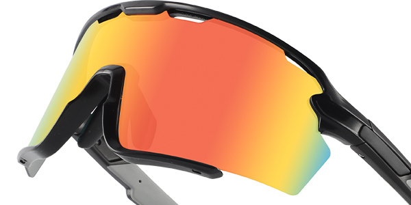 Off Road Polarized Motocross Sunglasses With Nose Guard - Bang Long