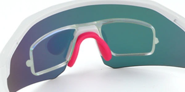 Mirrored Half Frame Polarized Sport Sunglasses for Baseball - Bang Long