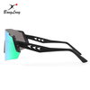 Big Frameless Customized UV Running Sunglasses for Sports