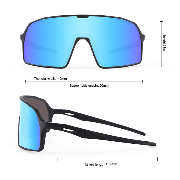 Bicycle Sun Shade with Polarized Sport Sunglasses - Bang Long