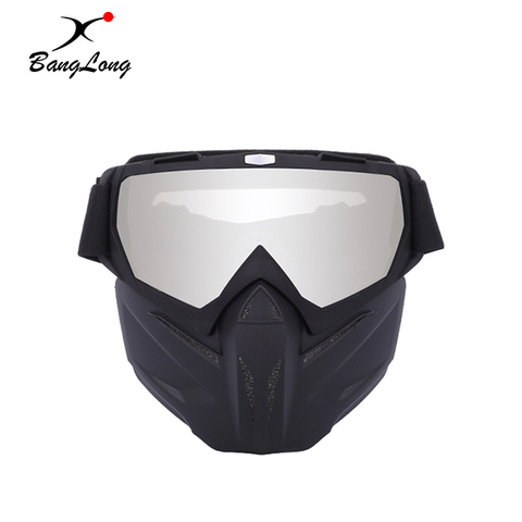 Full Face Paintball Mask Detachable for Motocross Goggles