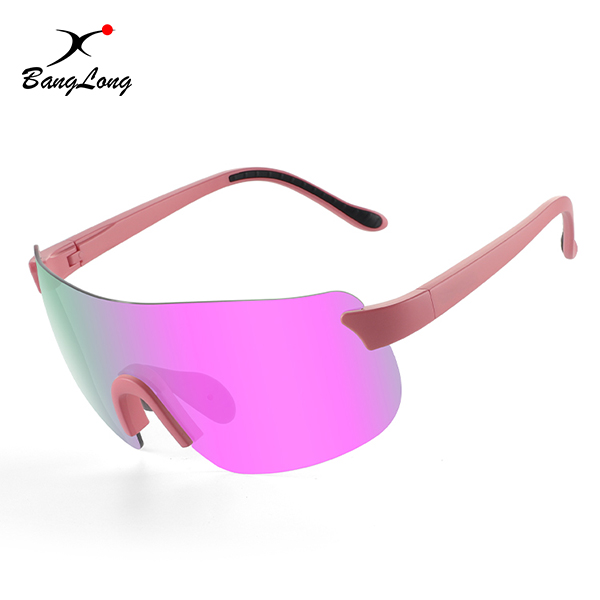 Rimless Mirrored Sport Sunglasses for Running