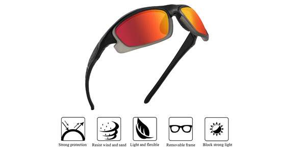 Vintage Prescription Polarized Sport Sunglasses for Running - Bang Long