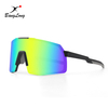 Oversize Interchangeable Lens Mirrored Baseball Fashion Sports Sunglasses